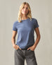Women's Classic Cotton Crew Tee - Blue Jean
